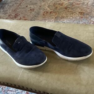Cole Haan Misses  Dark Blue Slip-On Loafers